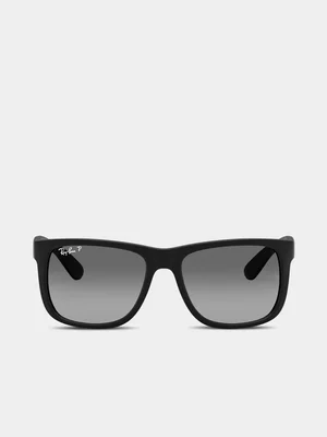 Ray-Ban Black Justin 55 Sunglasses