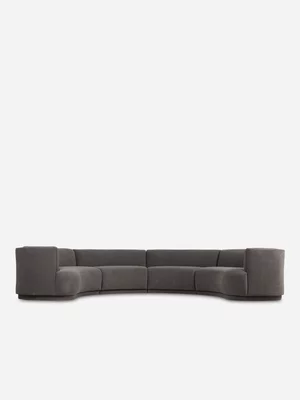 Cosmic Curved Sofa Sol Grey