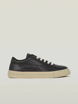 G-Star Men's Loom Leather Black Sneakers