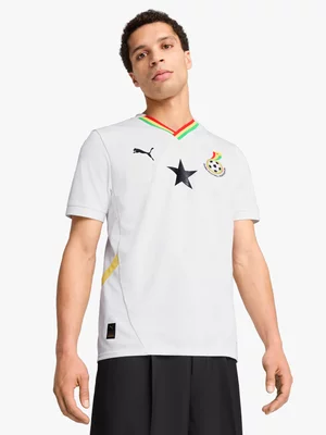 Puma Mens Ghana Home 25 White Stadium Jersey