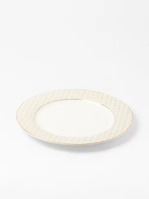AH Aurum Gold Accent Porcelain Dinnerplate 27cm