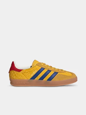 adidas Originals Men's Gazelle Indoor Yellow Sneaker