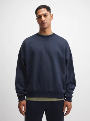 Exact Men's Navy Sweat Top