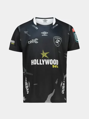 Umbro Youth Sharks Home 25/26 Black Stadium Jersey