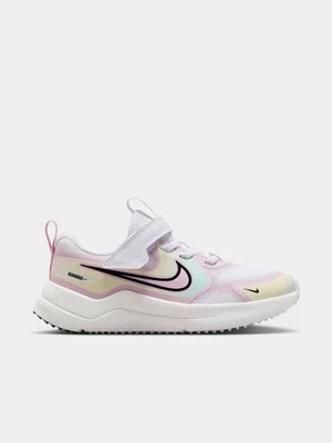 Nike Junior Pre-School Cosmic Runner 2 Cream/Pink Running Shoes
