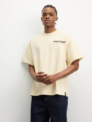 Anatomy Men's Strength Support Graphic Natural T-Shirt