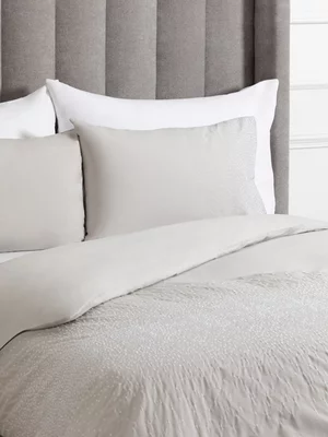 Sheraton Textiles Galaxy Embroidered Duvet Cover Set 200 Thread Count Grey