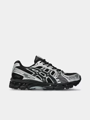 Asics Unisex Gel-Kayano 12.1 Black/Silver Sneaker