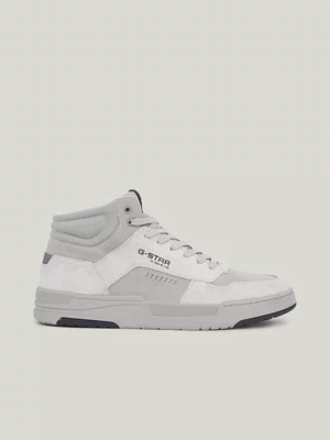 G-Star Men's Rine Mid-Top Grey Sneakers 