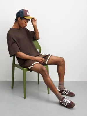 The FIX Men's Brown Scuba Co-Ord Top