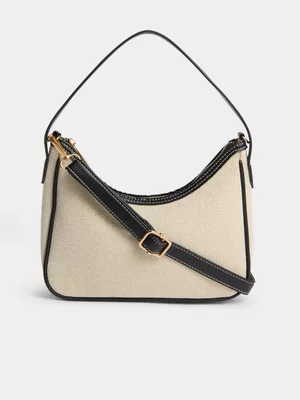 Jet Women’s Black Canvas Shoulder Bag