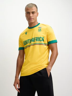 Macron Mens Proteas Supporter Yellow Jersey
