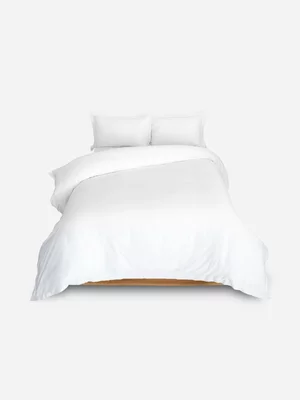 Volpes Egyptian Cotton 800tc Oxford White Duvet Cover Set