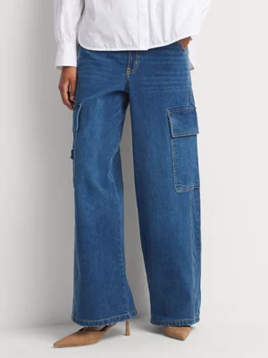 FF Denim Cargo Jeans