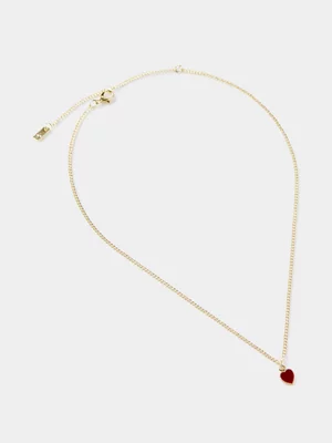 Women's Cotton On Gold Pendant Necklace