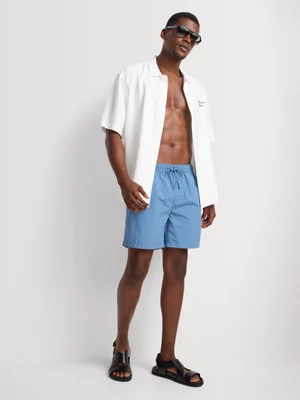 Markham Men's Plain Blue Swimshorts