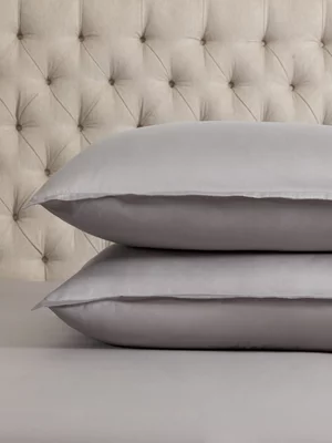 Grace Collection Smoothest Pillowcase 2pk 200 Thread Count Silver