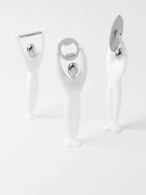 Bugatti Gym 3 Piece Food Prep Set White