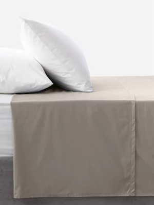 Volpes Egyptian Cotton 300TC Latte Flat Sheet
