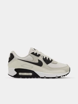 Nike Women's AirMax 90 Sail/Black Sneaker
