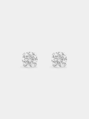 Studex Sensitive Stainless Steel Cubic Zirconia Round Stud Earrings