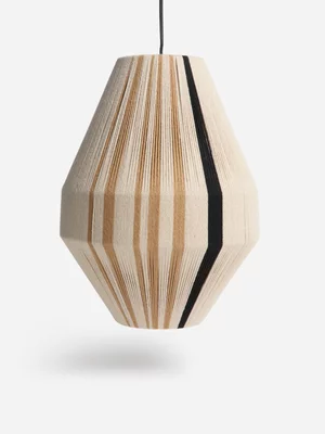 Canvas Studios Striped Yarn Pendant Lampshade
