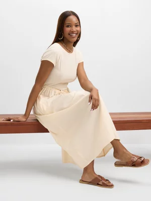 Jet Women's Stone Rib Combo Maxi Dress