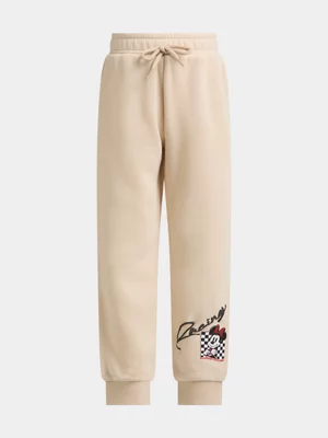 Jet Older Girls Minnie Cream Racing Jogger