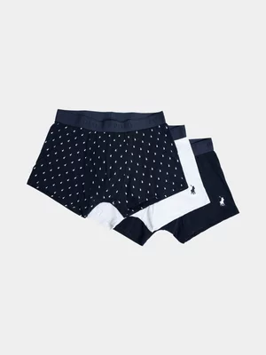 Men's Polo Men Basic Print Knit Boxer 3 Pack