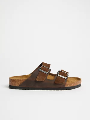 Birkenstock Men's Airzona Dark Tea Slide