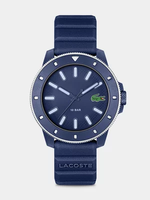 Lacoste.12.12 Scuba Navy Thermoplastic & Aluminium Silicone Watch