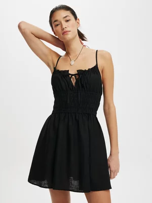 Women's Cotton On Black Haven Strappy Mini Dress