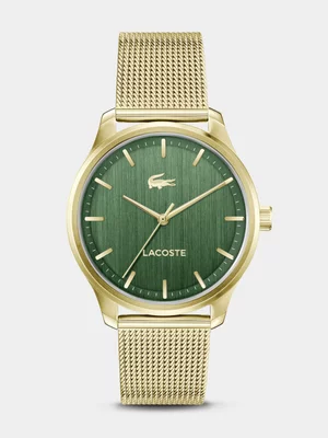 Lacoste Lisbon Gold Plated Stainless Steel Mesh Watch