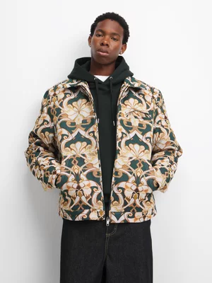 The FIX Men's Natural Taperstry Harrington Jacket