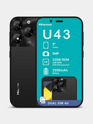 Hisense U43 Dual SIm - Vodacom (Network Locked)