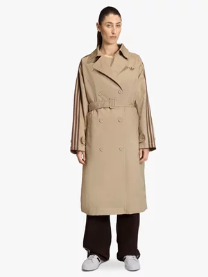 adidas Originals Women's Trench Cardboard Brown Coat Twill 