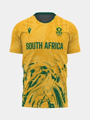 Macron Youth Proteas T20 Yellow Stadium Jersey