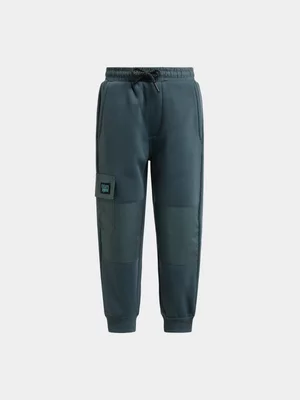 Exact Younger Boy's Blue Utility Joggers 