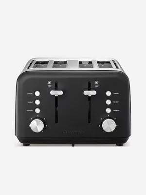 Cuisine::pro 4 Slice Toaster Black