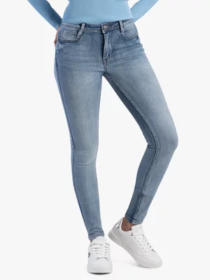 Women's Sissy Boy Blue Mila-Rose Mid -Waist Skinny Jeans