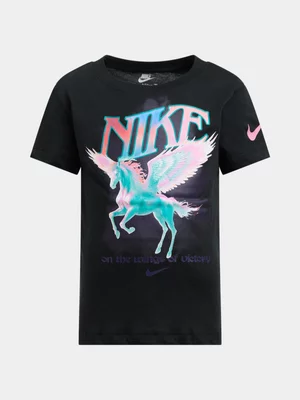 Nike Toddler Girls Pegasus Black Tee