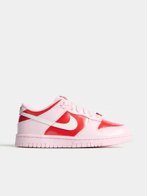 Nike Junior Dunk Low Pink Foam/Red/White Sneaker