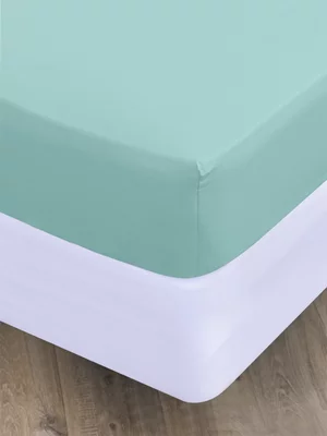 Volpes Polycotton 144TC Eggshell Fitted Sheet