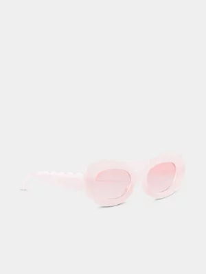 Cotton On Kids Pink Candy Cat Eye Sunglasses