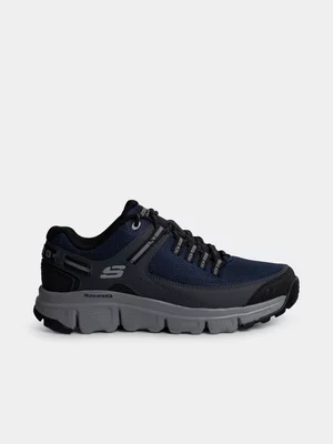 Mens Skechers Summits  Navy/Grey Sneakers
