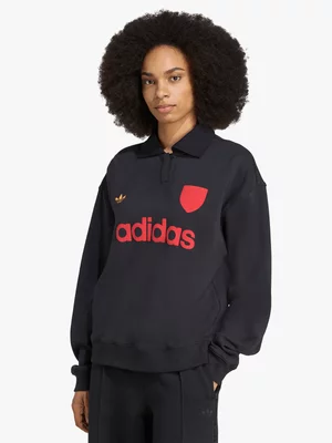 adidas Originals Women's Football Black Sweatshirt