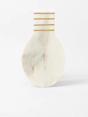 @home Striped Marble Spoon Rest