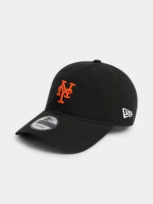 New Era Unisex  Washed Script 9Twenty Black Cap