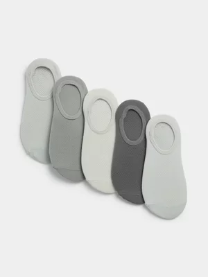 Redbat Unisex Multicolour 5 Pack Secret Socks 4-7 