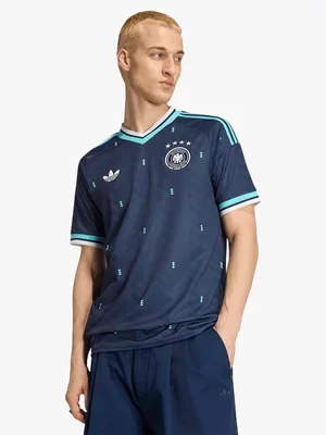 adidas Mens Germany Away World Cup 26 Black/Blue Stadium Jersey